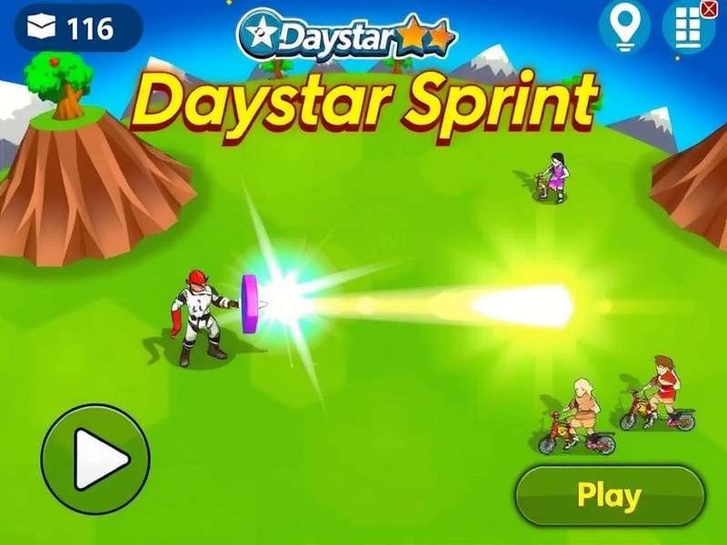 Daystar Sprint Game Screenshot